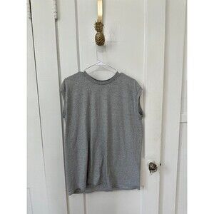 Jerzees men’s size large gray tank top shirt